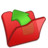Folder red parent Icon